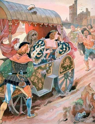 Attack on a Carriage, Quai de Nesles, Reign of Francis I, 16th Century
