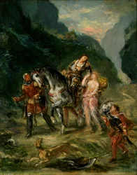 Angelica and the Wounded Medoro, c.1860