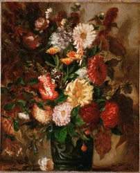 Flowers in an Earthenware Pot