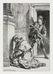 Hamlet Attempts to Kill the King, 1843