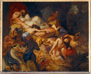 The Death of Sardanapalus, 1826-1827