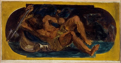 Neptune Calming the Waves: Sketch for the Salon de la Paix at the Hôtel de Ville, Paris