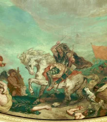 Representation of Attila, King of the Huns (Detail)