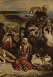 Scenes from the Massacre of Chios (detail)