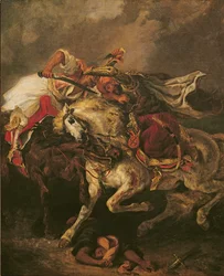 The Battle of Giaour and Hassan, after Byron