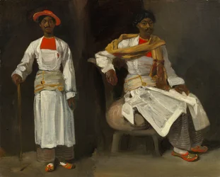 Two Studies of an Indian from Calcutta