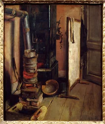 Workshop Corner, the Painting Stove. 19th Century. Paris, Louvre Museum
