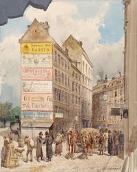 The Kohlmessergasse and the Salzgries at the Ruprechtsstiege