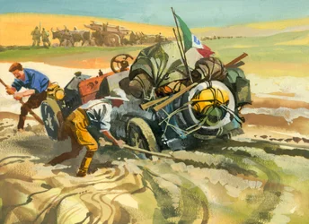 Ten thousand mile motor race