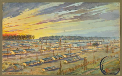 General View of Gustrow Prison Camp