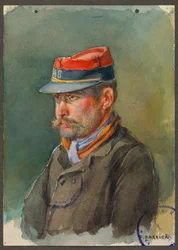 Sergeant Lecacheux of the 48th Territorial, Gustrow