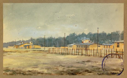 View of the West Side of the Camp Kitchens and Canteens