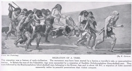Migration of a Tribe, illustration from 