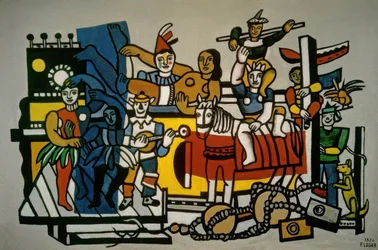Carnival Scene - The Great Parade - French Cubism