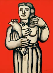 Woman with Bird