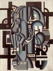 Composition in Blue