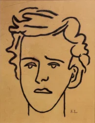 Portrait, Arthur Rimbaud Museum, Charleville-Mezieres, Ardennes, France