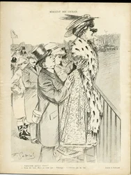 Illustration of Gottlob in Le Lire, 21/12/07 - Results of races - Love, Fashion, Life of the rich, Hippism - Women
