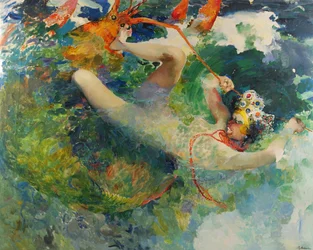Princess Vasilisa and the Giant Lobster after the Fairy Tale Fire-bird and Princess Vasilissa