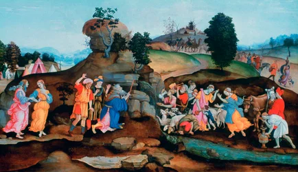 Moses Brings Forth Water out of the Rock
