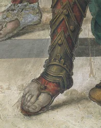 Saint Philip Driving Dragon from Temple of Hieropolis by Filippino Lippi (detail)