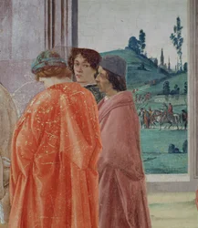 The Dispute with Simon Mago, and the Crucifixion of St. Peter (detail)