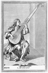 Arcileuto, Plate XLVII from Gabinetto Armonico, 1722