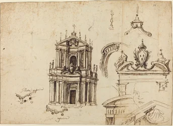 Studies for the Façade of Santa Cristina