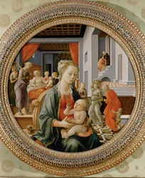 Madonna and Child; Scenes from the Life of Saint Anne