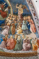 Saints and angels (detail)