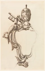 A Papal Escutcheon, 1740-70
