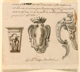 Design for a Console and Escutcheon, 1763