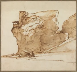 Landscape with a Large Rock