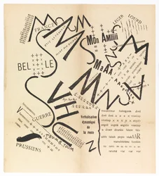 Consonant Vowel Numbers in Freedom. The Futurist Paroliberi, 1915