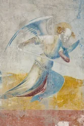 Angel, detail of the Last Judgment, c.1400 (detail)