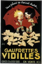 French Advertising for Wafer Vidilles (poster)