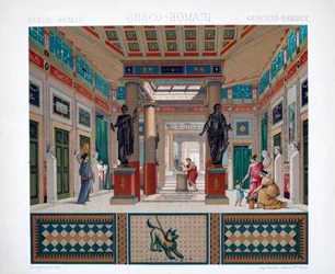 Greek, Roman temple, c1800-1835