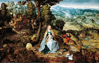 An Extensive Landscape with The Rest on the Flight to Egypt