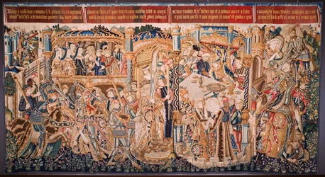 Tidio and Polyneses (Flemish Tapestry)