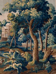 Flemish tapestry. End 17th century. Property of the church Sint-Walburgakerk Oudenaarde.
