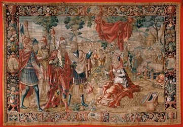 Laban Searches for the Stolen Idols (detail)