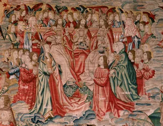 Christ Ascends to Heaven and Man is Redeemed Before God. Series Human Redemption or Vices and Virtues