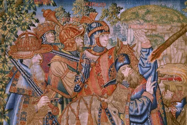 Series Moralities: The virtue of the honours. Ca 1520. (detail)