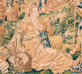 Flemish Tapestry. Series The Book of Judith. The Beheading of Holofernes