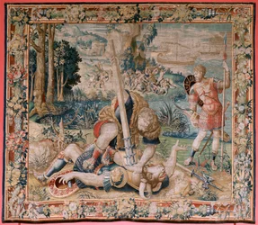 Hercules Battling the Minotaur (detail)