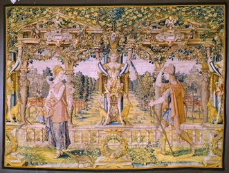 Vertumnus Transformed into a Farmer (Flemish Tapestry)