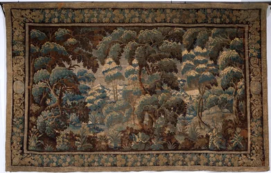 Flemish tapestry. Verdure. End 17th-begin 18th century. Property of the church Sint-Walburgakerk Oudenaarde (Dekenij van de Sint-Walburga)