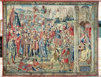Gathering the Booty, Tapestry of David and Bathsheba, c.1510-15