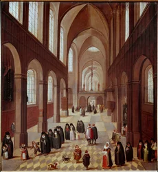 Internal view of the church