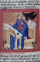 Page from the Legenda Aurea, Bruges, c.1400-10